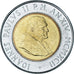 Moneda, CIUDAD DEL VATICANO, John Paul II, 500 Lire, 1992, SC, Bimetálico