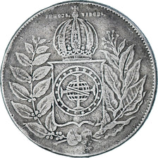 Münze, Brasilien, Pedro II, 500 Reis, 1852, SS, Silber, KM:458