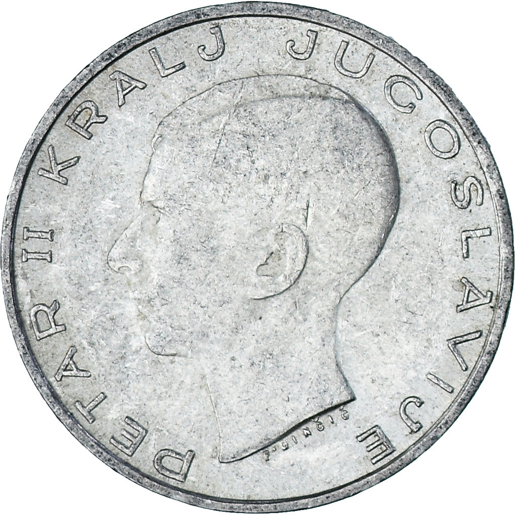 Moneta, Jugosławia, Petar II, 20 Dinara, 1938, EF(40-45), Srebro, KM:23