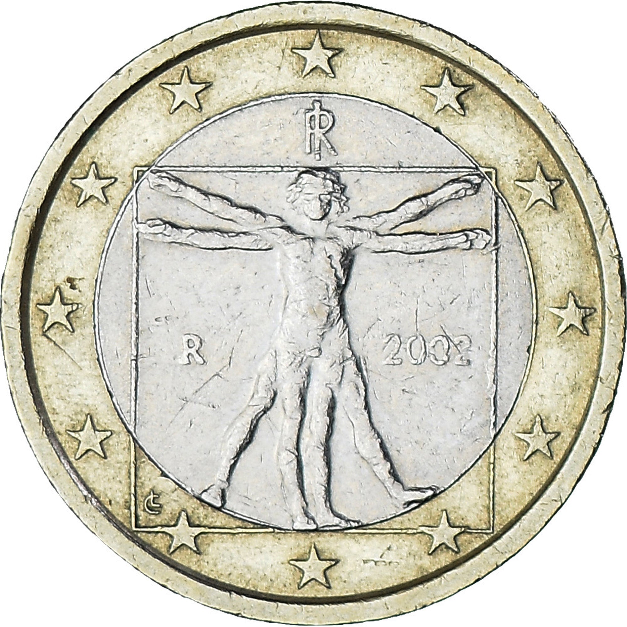 Monnaie, Italie, Euro, 2002, Rome, SUP, Bimétallique, KM:216