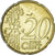 Moneta, Belgia, Albert II, 20 Euro Cent, 2002, Brussels, AU(55-58), Mosiądz