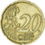 Coin, Luxembourg, Henri, 20 Euro Cent, 2004, Utrecht, EF(40-45), Brass, KM:79