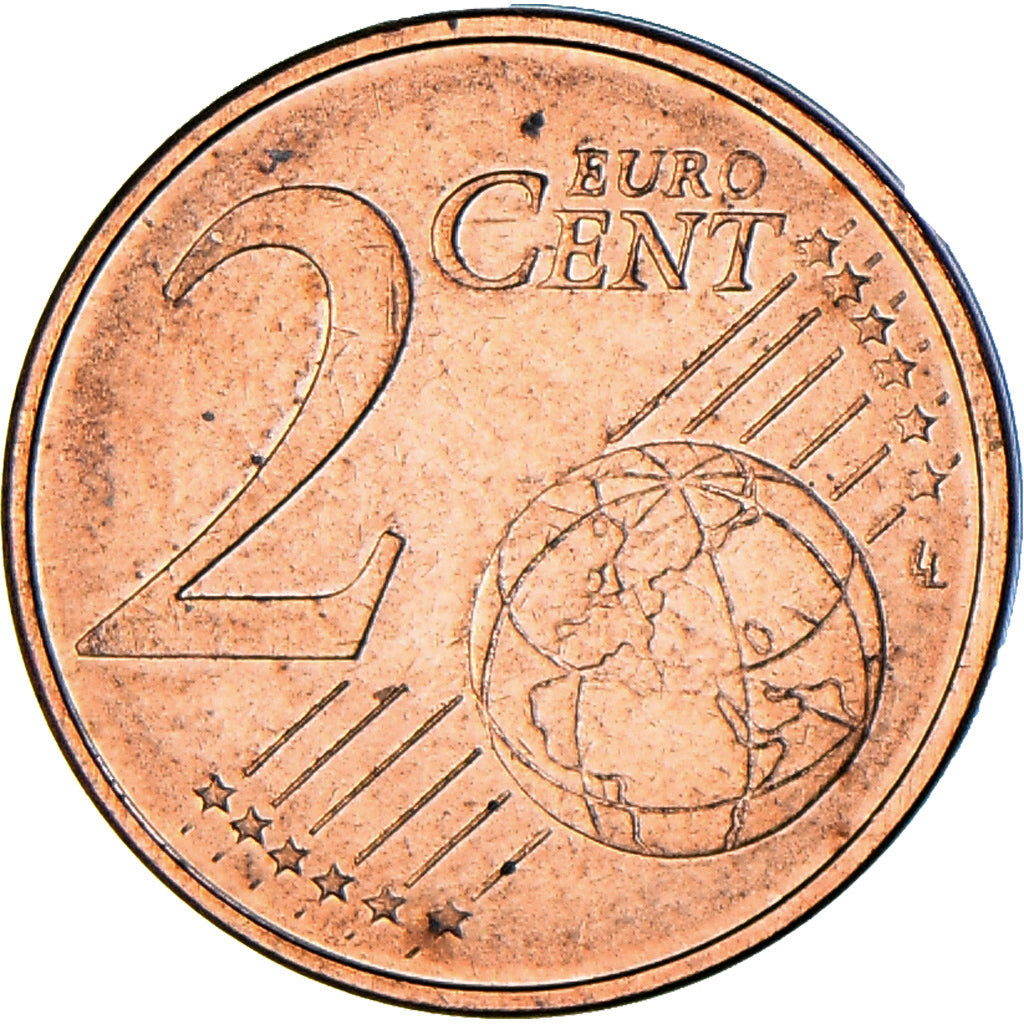 Monnaie, Luxembourg, Henri, 2 Euro Cent, 2004, TTB, Cuivre plaqué acier, KM:76