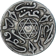 Coin, Morocco, 'Abd al-Aziz, Dirham, 1900/1318 AH, Paris, EF(40-45), Silver