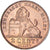 Moneta, Belgia, Albert I, 2 Centimes, 1919, AU(50-53), Miedź, KM:65