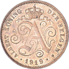 Coin, Belgium, Albert I, 2 Centimes, 1919, AU(55-58), Copper, KM:65