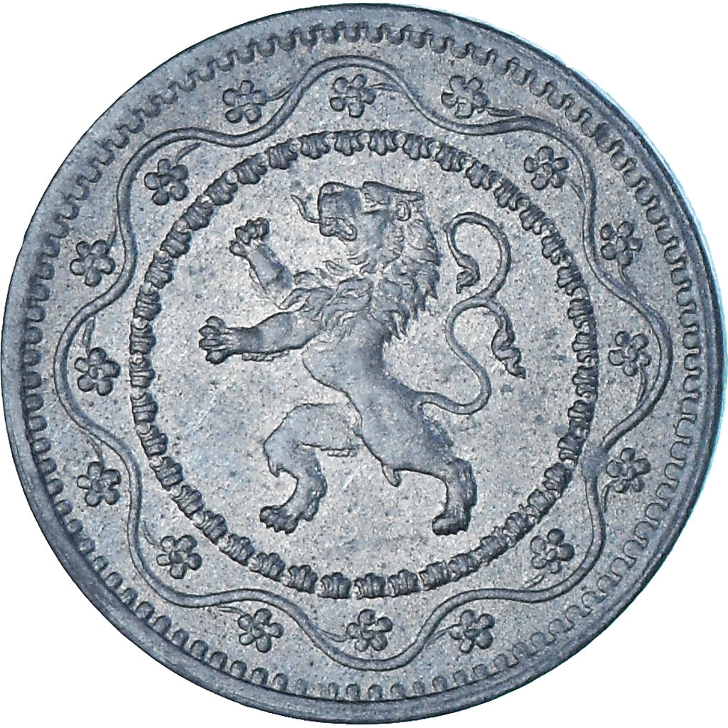 Coin, Belgium, 10 Centimes, 1915, AU(55-58), Zinc, KM:81