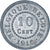 Coin, Belgium, 10 Centimes, 1915, AU(55-58), Zinc, KM:81