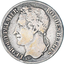 Coin, Belgium, Leopold I, Franc, 1843, AU(50-53), Silver, KM:7.1