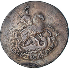 Coin, Russia, 2 Kopeks, 1765, VF(30-35), Copper, KM:N91