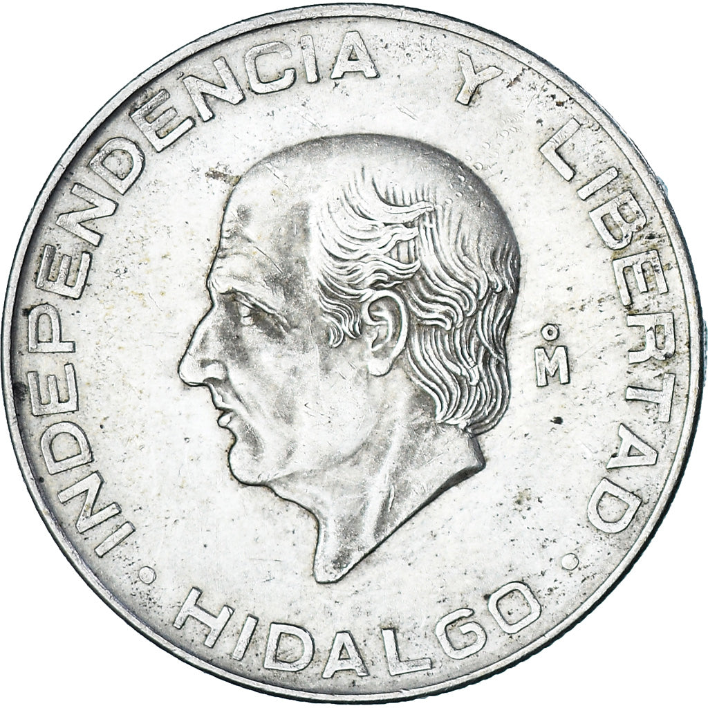 Coin, Mexico, 5 Pesos, 1957, Mexico City, EF(40-45), Silver, KM:469