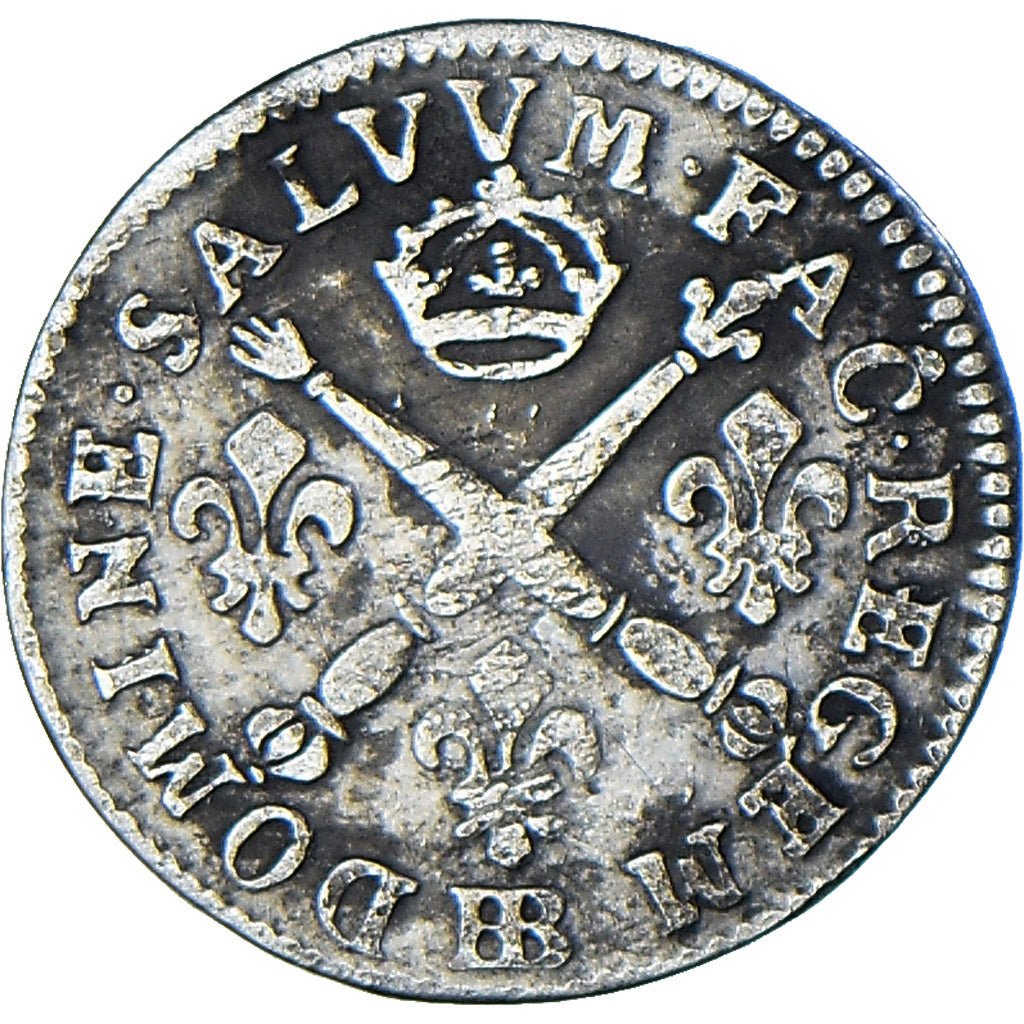 Munten, Frankrijk, Louis XIV, 5 Sols aux insignes, 5 Sols, 1/16 ECU, 1704