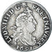 Munten, Frankrijk, Louis XIV, 4 Sols aux 2 L, 4 Sols 2 Deniers, 1691, Rouen