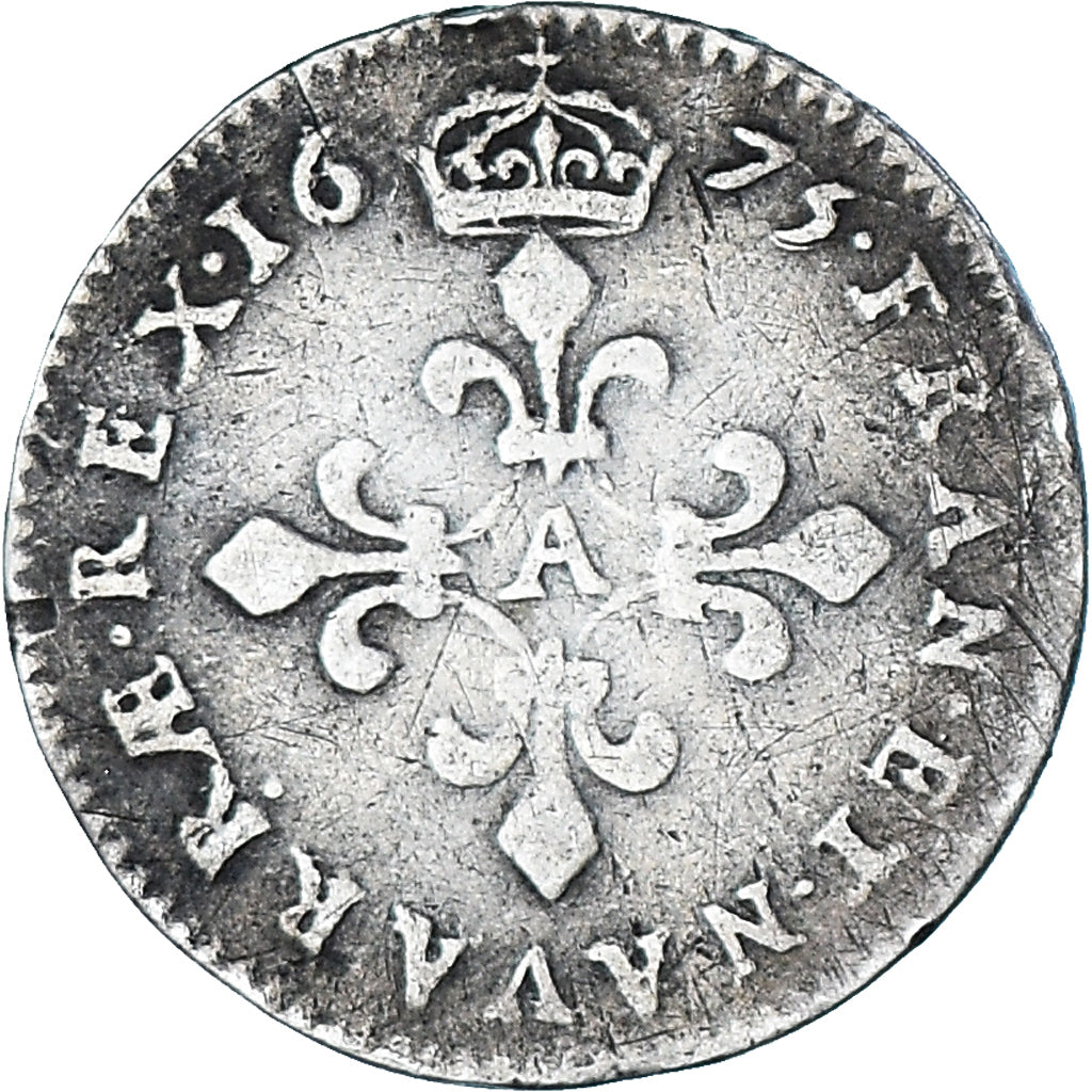 Coin, France, Louis XIV, 4 Sols dits « des Traitants », 4 Sols, 1675, Paris