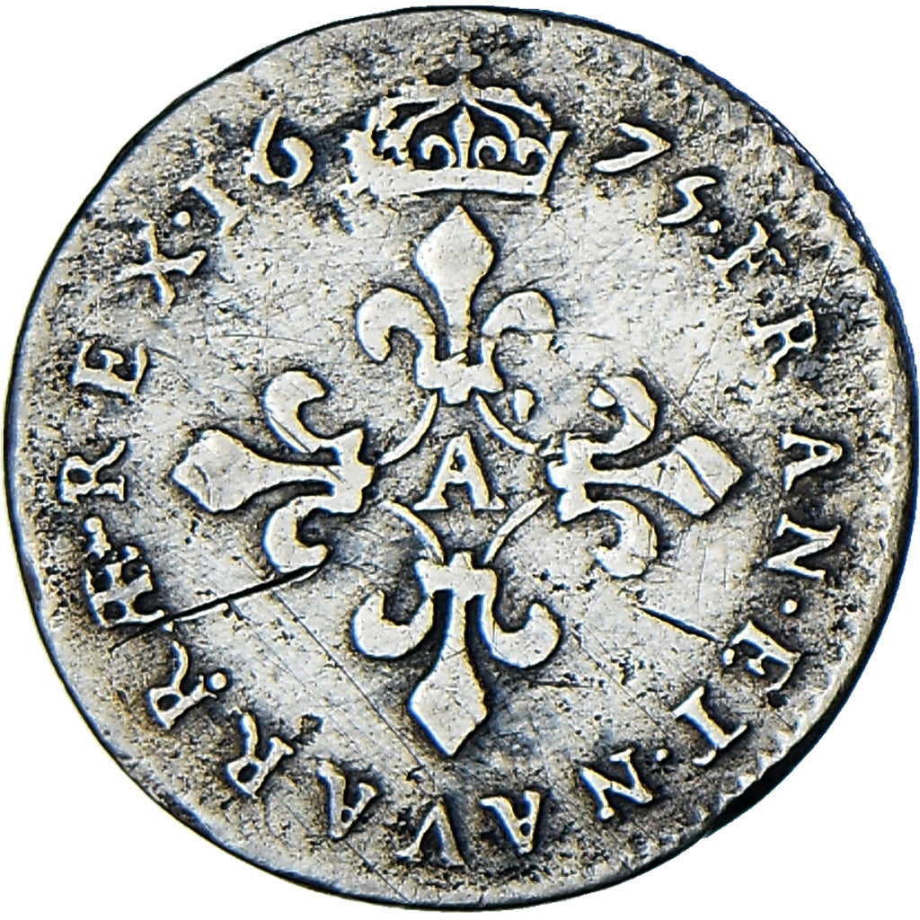 Coin, France, Louis XIV, 4 Sols dits « des Traitants », 4 Sols, 1675, Paris