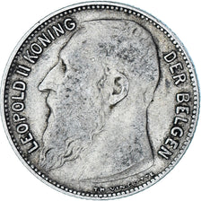 Coin, Belgium, Franc, 1909, EF(40-45), Silver, KM:57.1