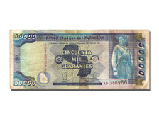 Paraguay, 50,000 Guaraníes, 1990, KM #210, EF(40-45), A