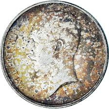 Moneta, Belgia, 2 Francs, 2 Frank, 1911, VF(20-25), Srebro, KM:74