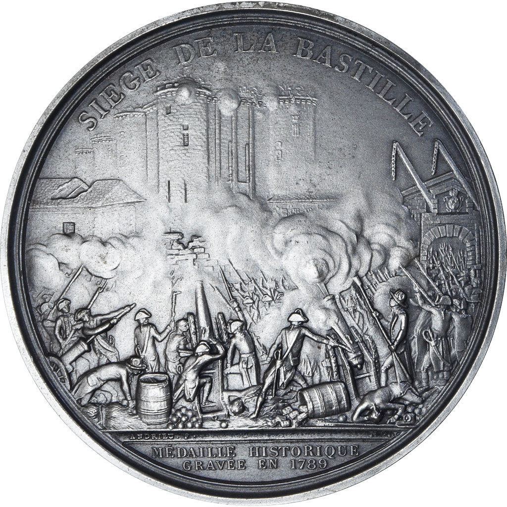 Frankreich, Medaille, Révolution Française, Siège de la Bastille, History