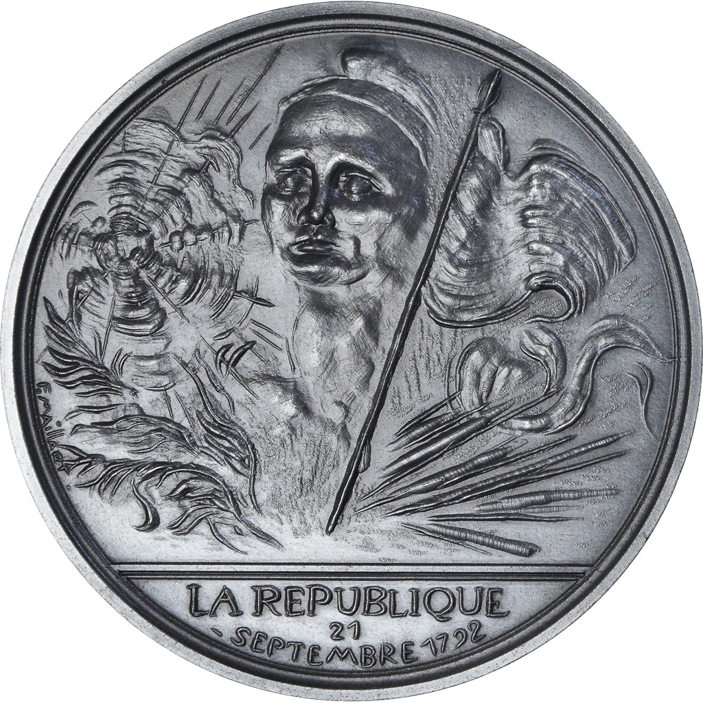 Frankrijk, Medaille, Bicentenaire de la révolution Francaise - Republique 21