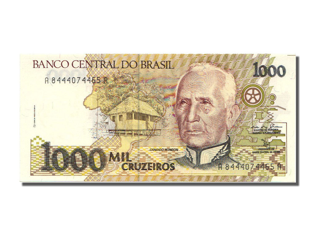 Brazil, 1000 Cruzeiros, 1990, KM #231c, UNC(65-70), A