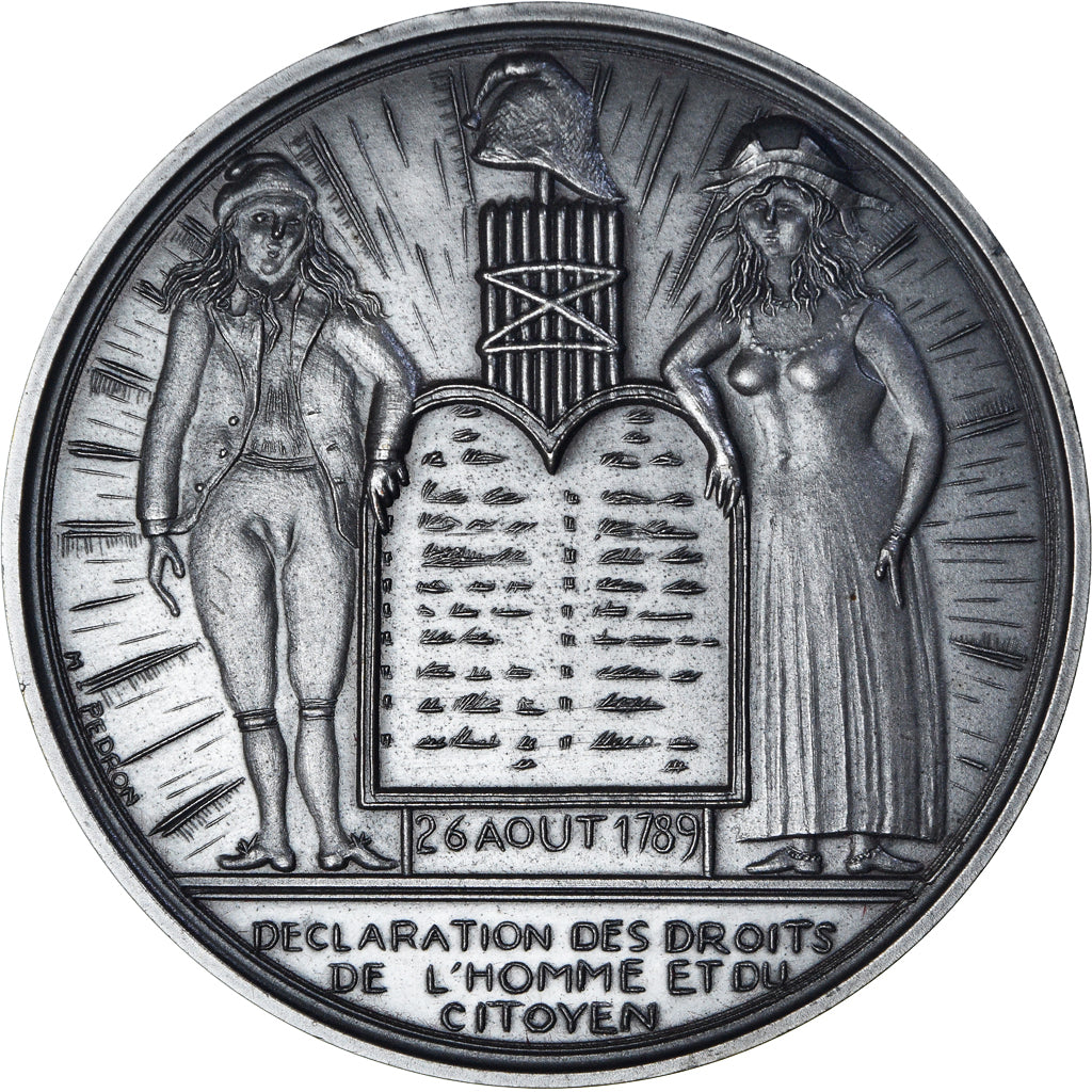 Frankreich, Medaille, Révolution Française, Déclaration des Droits de