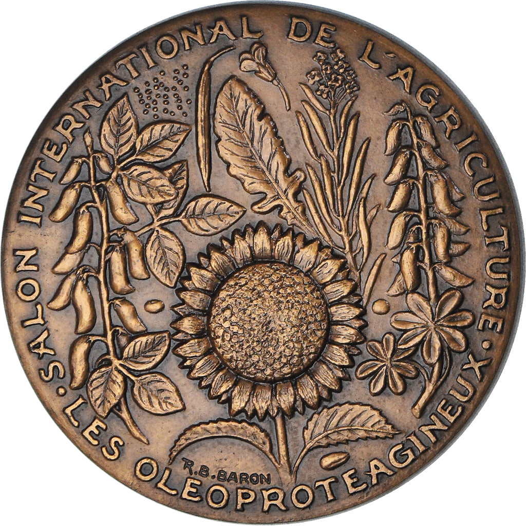 France, Medal, Concours general Agricole - Paris, 1988, AU(55-58), Bronze