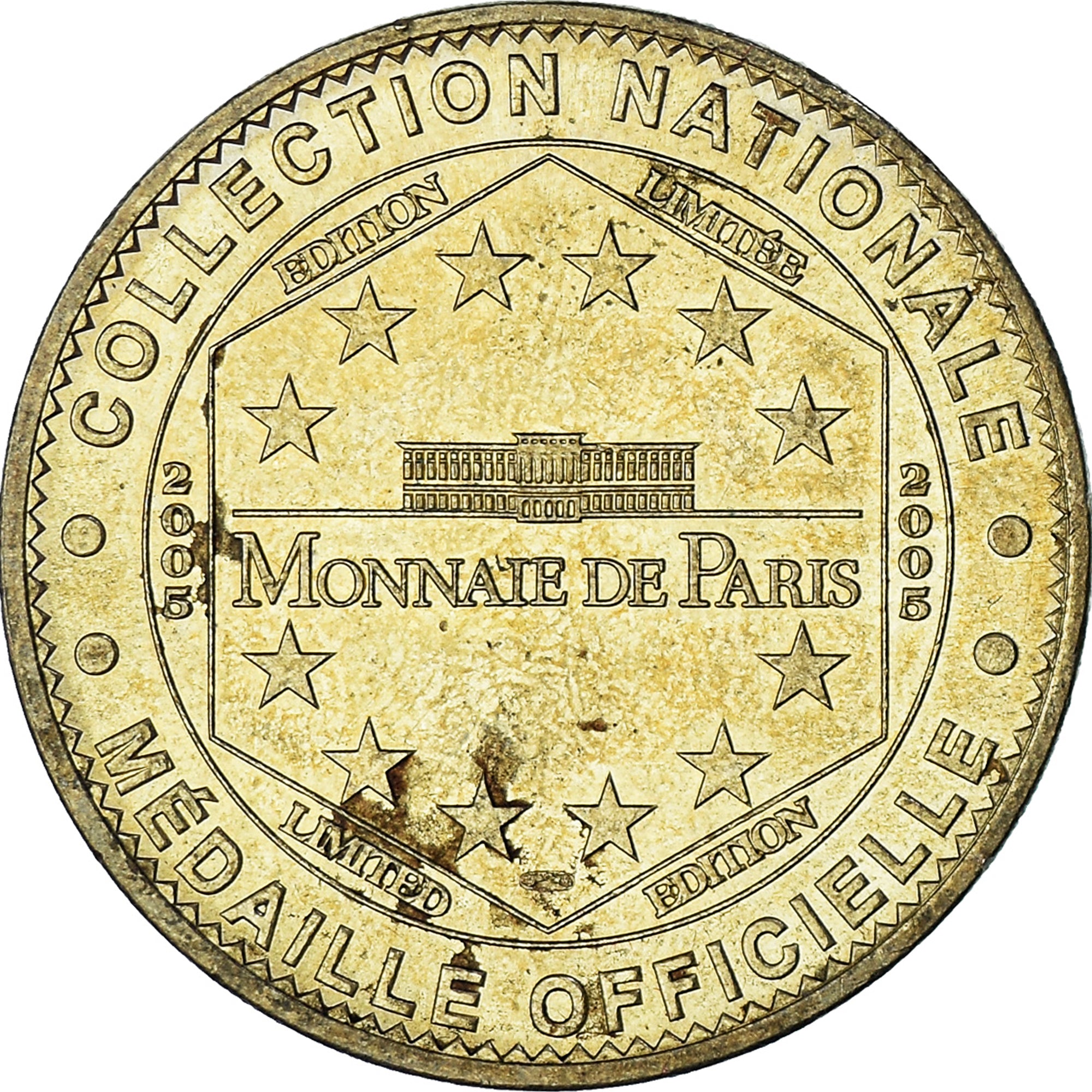 Frankreich, betaalpenning, Touristic token, Falaises d'Etretat, Normandie, 2005