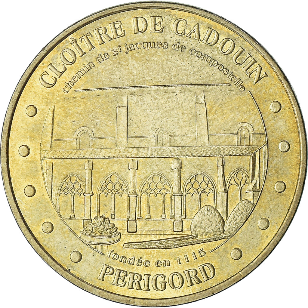 Frankreich, betaalpenning, Touristic token, Cloitre de Cadouin, 2005, MDP, SS+