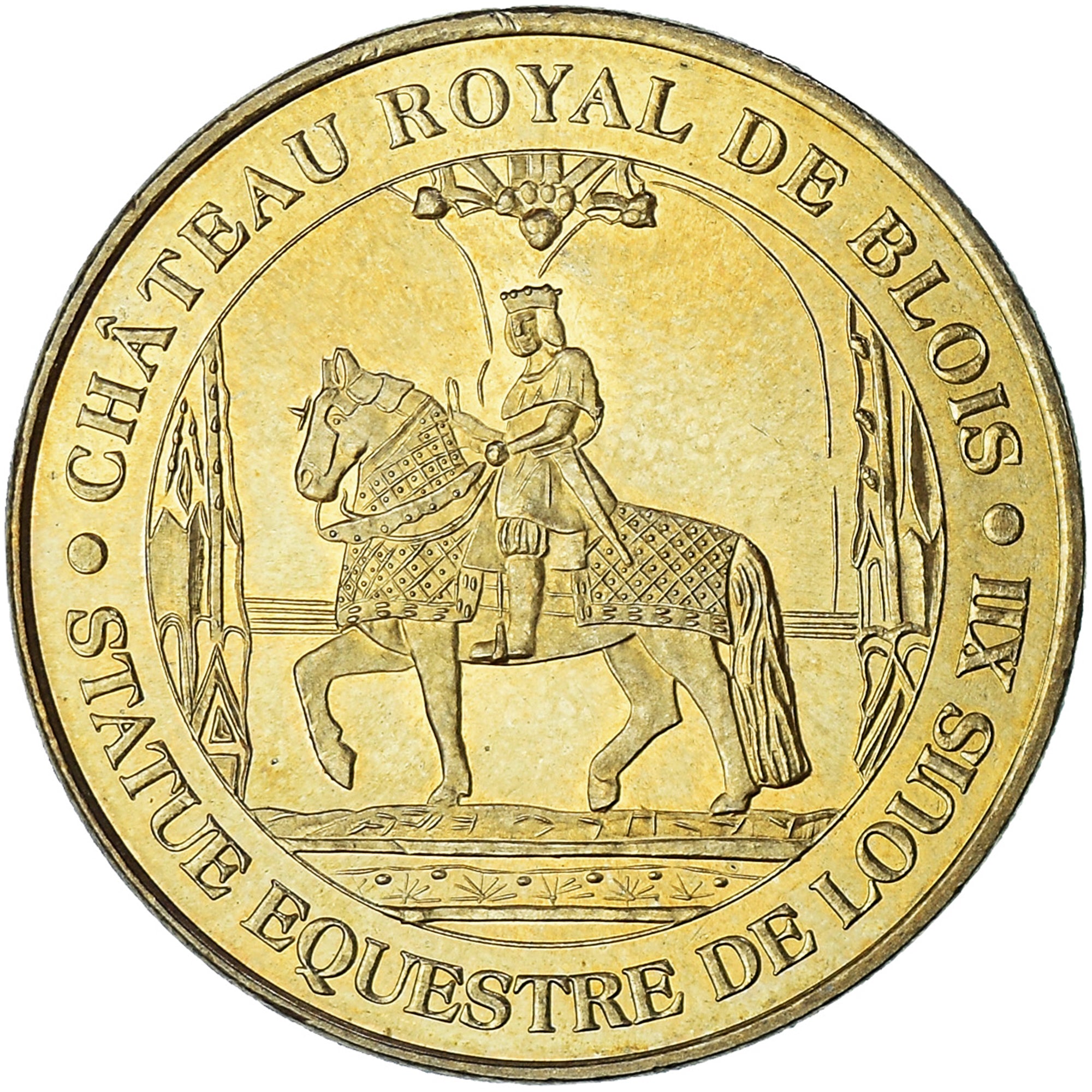 Francia, ficha, Touristic token, 41/ Château Royal de Blois, 2007, MDP, BB+