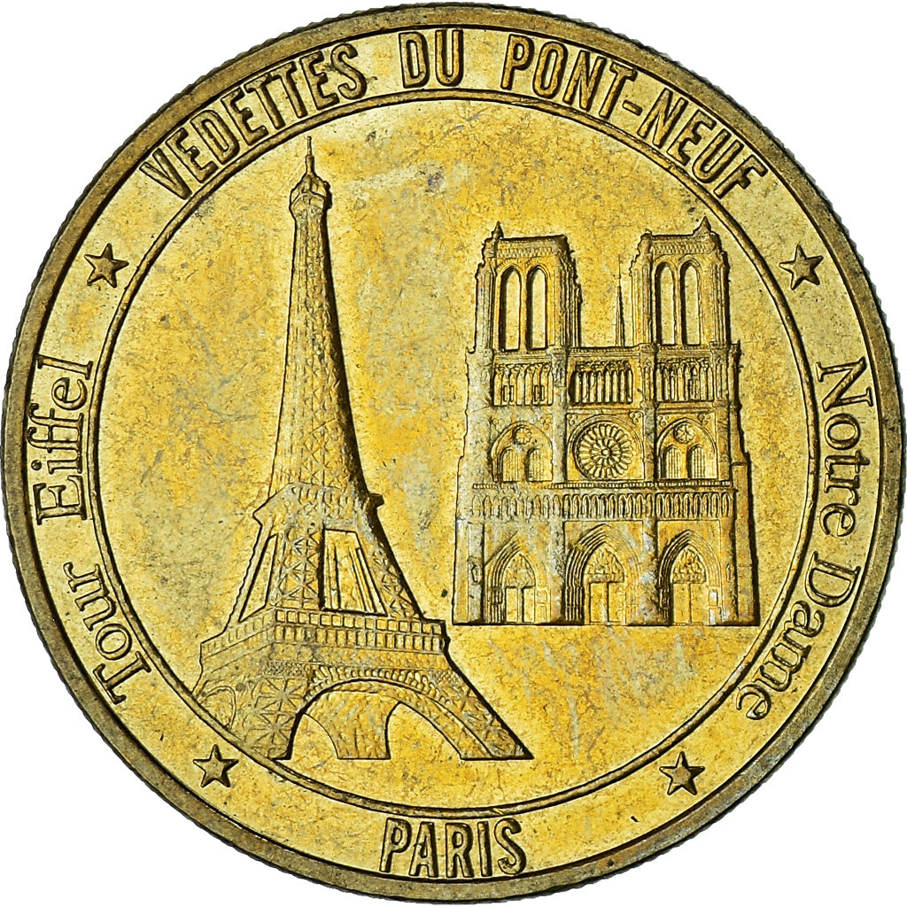 Frankrijk, Token, Toeristisch fiche, Paris - Vedettes du Pont Neuf n°3 -