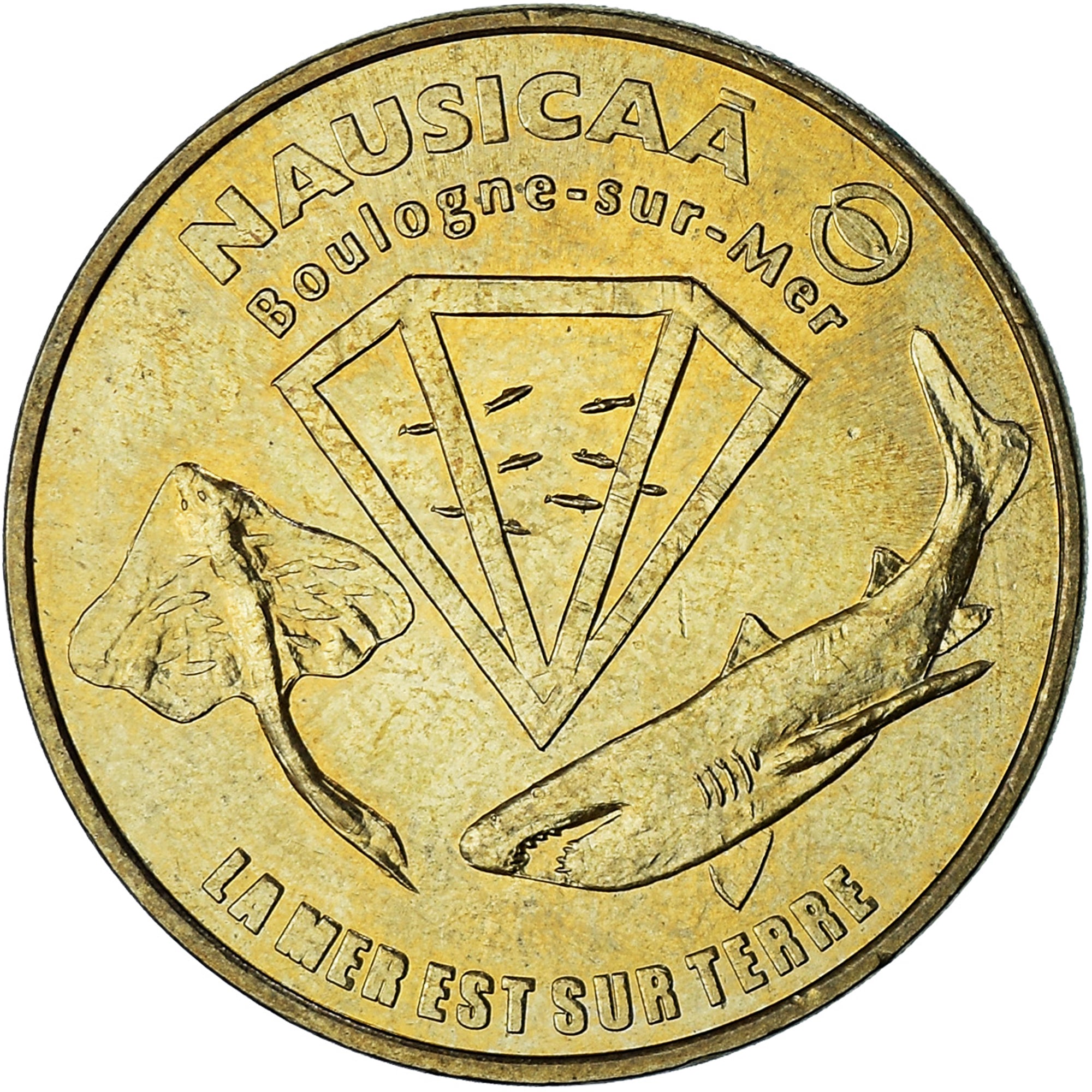 Frankreich, betaalpenning, Touristic token, 62/ Nausicaà - Mer sur Terre, Arts