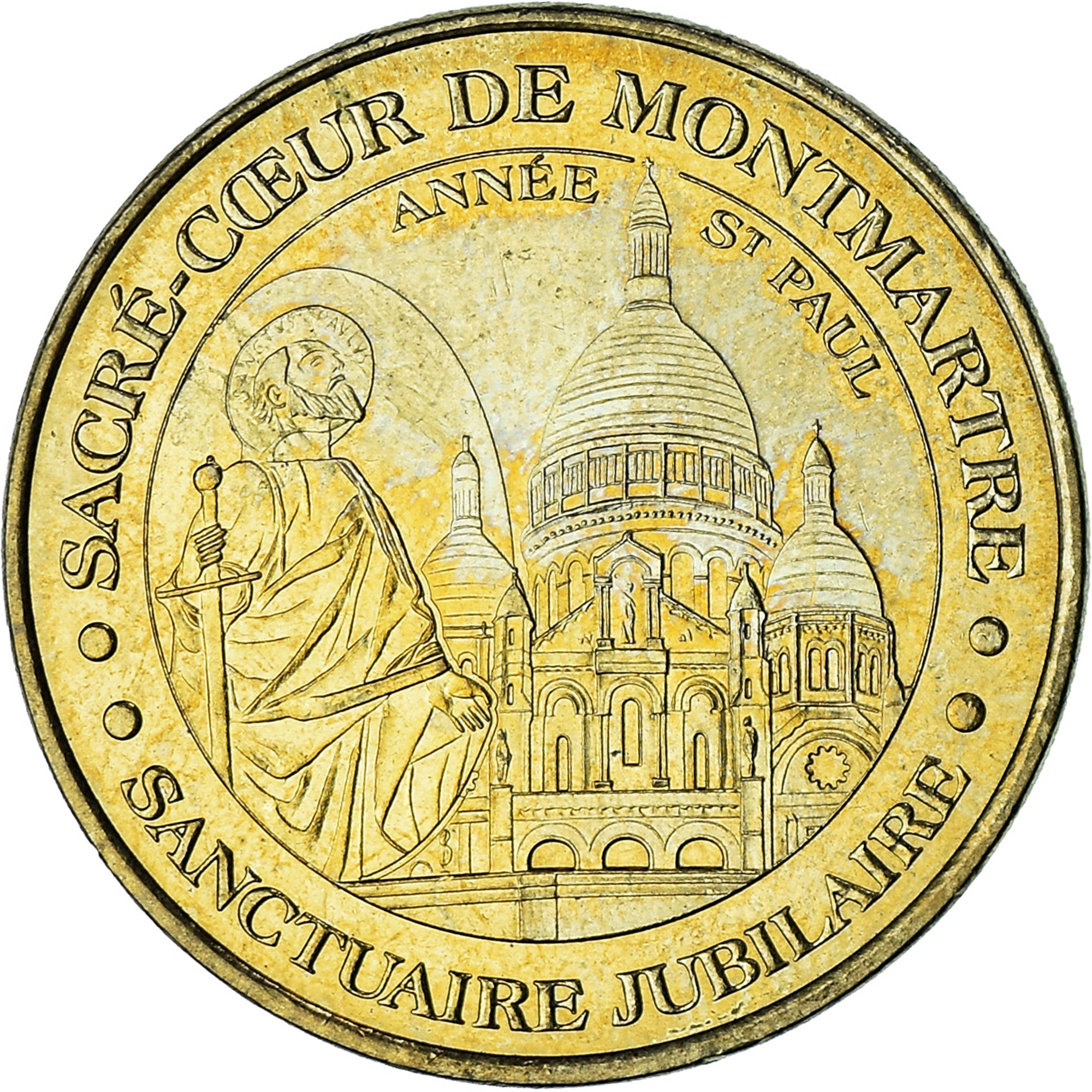 France, Jeton, Jeton Touristique, Basilique du Sacré Coeur de Montmartre, Arts