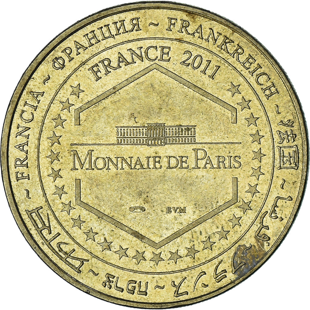 France, Token, 2011, Ile d'oléron - Fort Boyard, AU(55-58), Copper-nickel