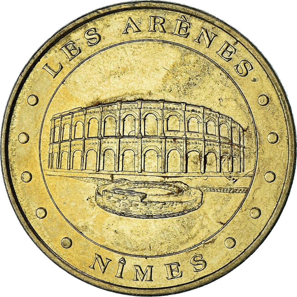Francia, zeton, Jetón turístico, Nimes - Les Arènes n°2, Arts & Culture