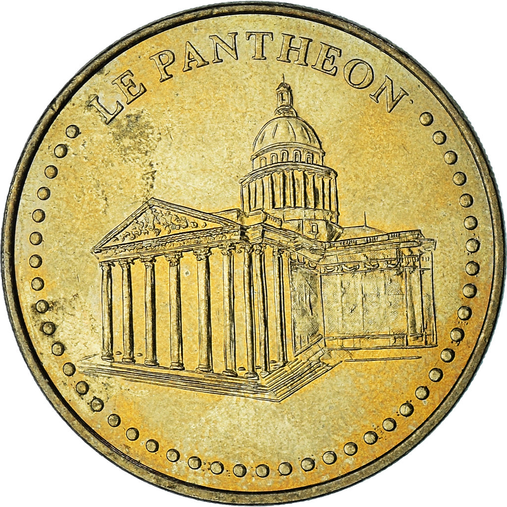 Francia, zeton, Jetón turístico, Le Panthéon, Arts & Culture, 2011, EBC