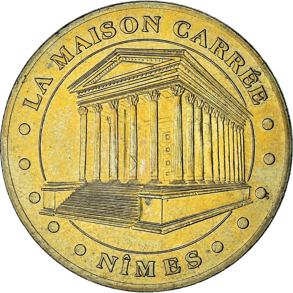 Frankreich, betaalpenning, Touristic token, Nimes - La Maison Carrée, Arts &
