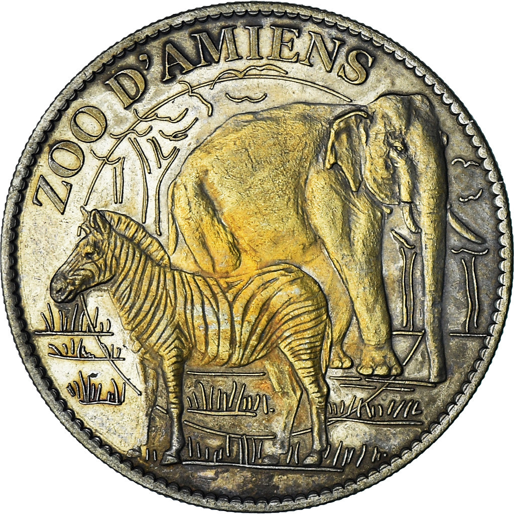 Frankreich, betaalpenning, Touristic token, Zoo d'Amiens, Arts & Culture, 2013