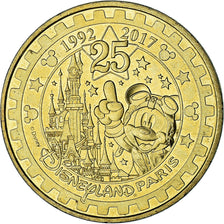 Francia, ficha, Touristic token, Disneyland Paris -25ème anniversaire, Arts &