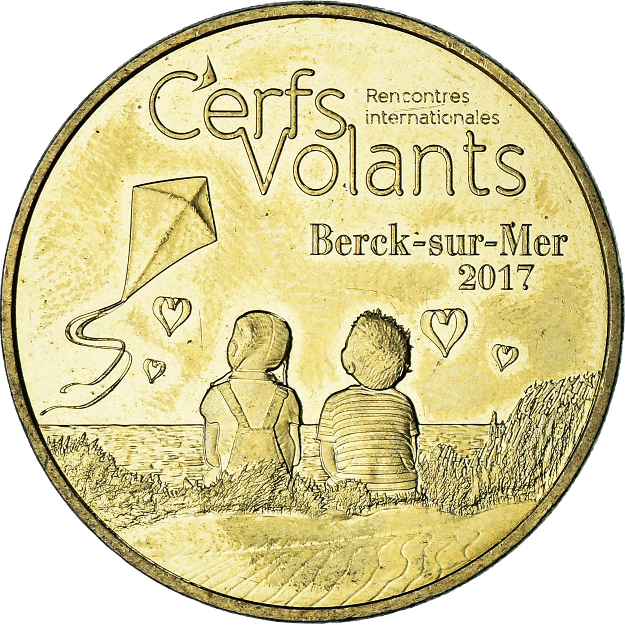 Frankrijk, Token, Toeristisch fiche, Berk sur Mer - cerfs volants, Arts &