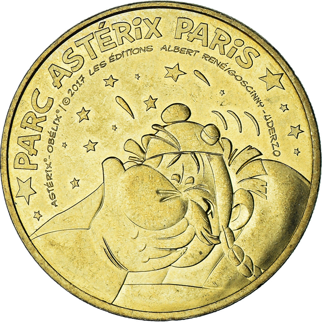France, Token, Touristic token, Plailly - Parc Astérix - Obélix, Arts &