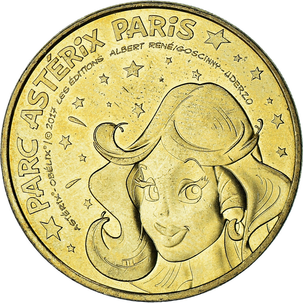 France, Token, Touristic token, Plailly - Parc Astérix - Falbala, Arts &