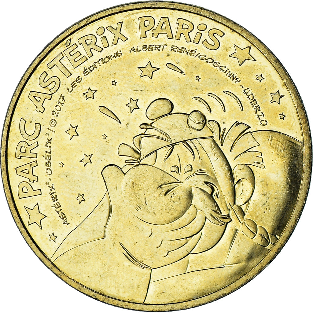 Frankreich, betaalpenning, Touristic token, Plailly - Parc Astérix - Obélix