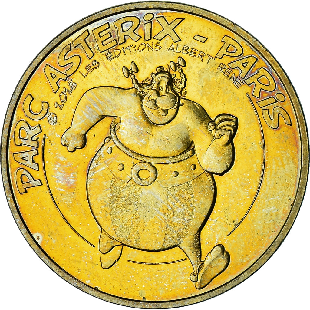 Francia, zeton, Jetón turístico, Plailly - Parc Astérix - Obélix, Arts &