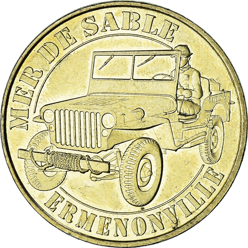 Frankreich, betaalpenning, Touristic token, 60/ La Mer de Sable - Ermenonville