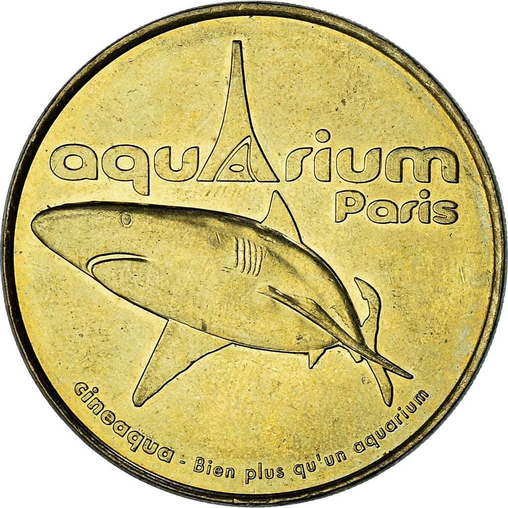 Frankreich, betaalpenning, Touristic token, Aquarium Paris, Arts & Culture