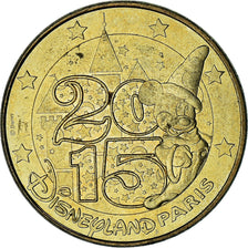 França, Token, Token turístico, Disneyland n°36 - Mickey 2015, Artes e