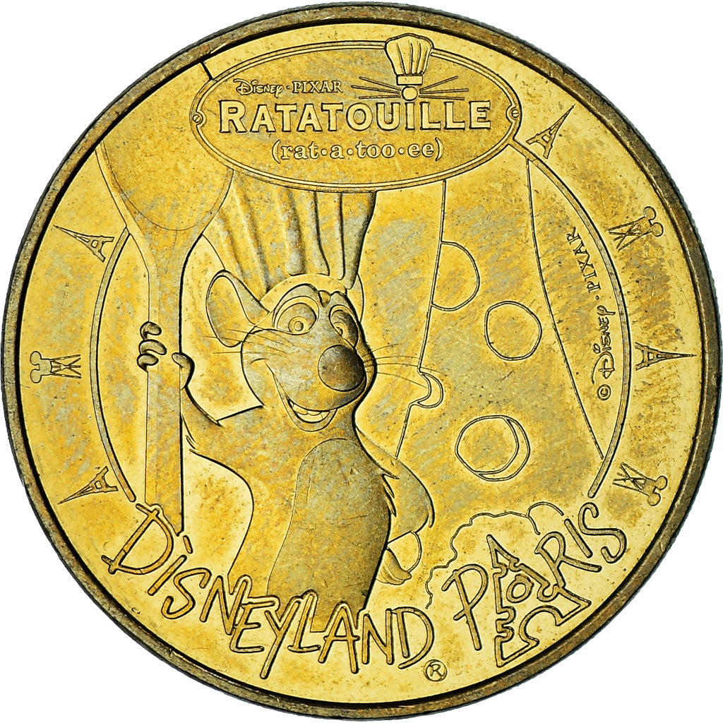 Frankrijk, Token, Tourist Token, Disneyland n°35 - Ratatouille, Arts & Culture
