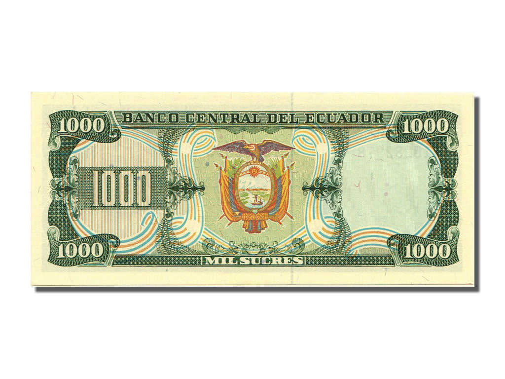 Ecuador, 1000 Sucres, 1988, KM #125b, 1988-06-08, UNC(65-70), IX