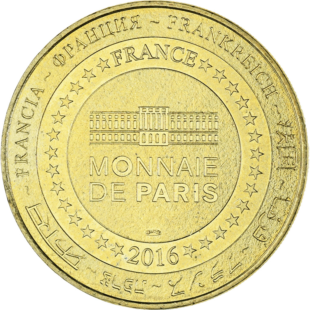 Francia, zeton, Tourist Token, Paris - Tour Eiffel n° 3 - les 5 monuments, Arts
